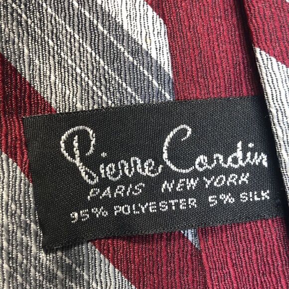 Lot of (3) Ties Christmas Pierre Cardin Oscar de la Renta - Picture 6 of 7